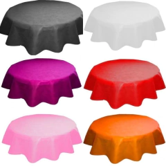 Toalha Redonda TNT 130cm 01 Unidade Toalha de festas e Eventos - comprar online