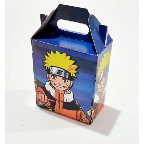 Caixa Surpresa Festa Naruto 08 Unidades Sacolinha Naruto