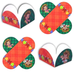 Porta Forminha Festa Junina 50 UN. Forminha para Doces Festa São João Decoração Arraiá