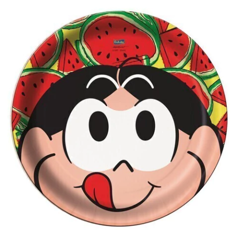 Prato Festa Magali Melancia 08 Unidades