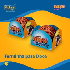 Festa Naruto Kit Festa So um Bolinho Tema Naruto Decoração de Aniversário Naruto - Festejando25