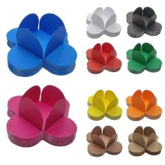 Porta Forminha Festa 50 UNIDADES Fominha 4 pétalas Forminha brigadeiro docinho - comprar online