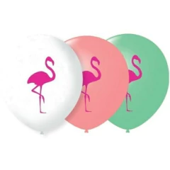 Balão de Festa Flamingo 25 Unidades São Roque Balões Tropical Flamingo Festa na Piscina Aniversário - comprar online