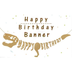 Faixa Dinossauro Happy Birthday Feliz Aniversário Faixa Decorativa Dinossauro Aniversário Dino - comprar online