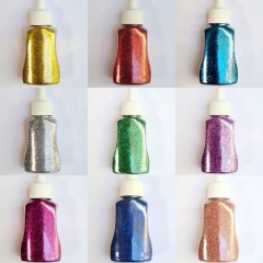 10 Glitter Para Balões 30g + Brinde Cola 30ml Brilho Para Balões Glitter HiFloat Cola de Balão gruda confete Bexiga - comprar online