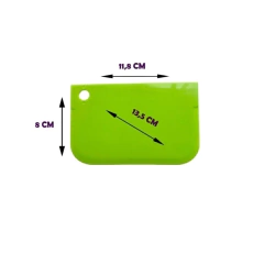 Kit com 3 Espatulas para Textura Bolo Confeitaria Espatulas Confeiteira decoração Bolo Raspadores para Glacê ou Chantill - Festejando25