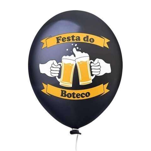 Balão Festa do Boteco Cerveja Com 25 Unidades