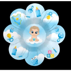 Forminha Margarida Festa Chá Revelação Boy Or Girl 40 UN. Forminha Chá de Revelação bebê - comprar online