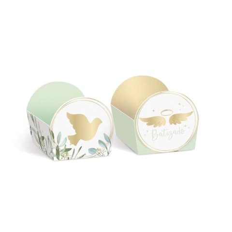 Forminha Compose Batizado 24 UN. Forminha para Doces Batismo Primeira Eucaristia