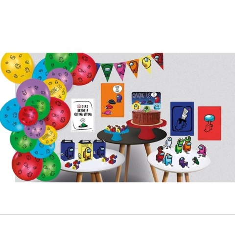 Kit Festa Among Us Kit Completo Festa Aniversário Tema O Impostor