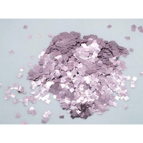 Confetes Para Balão Rosa Metálico 25g Confete Bubble