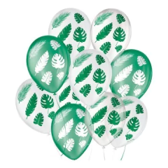 Balão Festa Tropical Folhas Costela-de-adão 25 Unidades