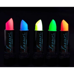 Batom Florescente Neon 01 Unidade Maquiagem Batom Néon Brilha Luz negra Festa Neon - comprar online