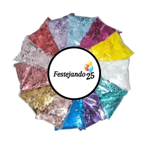 Confete Para Balões Bexiga Bubble Ballon Cake Pacote Com 25 Gramas Confetti Balloons