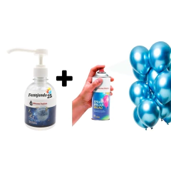 Kit Brilho para Balões de Festas + Cola Confete 250MlL