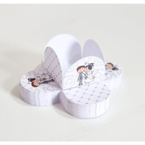 Porta Forminha Festa Casamento Noivos 50 Unidades Decoração Casamento