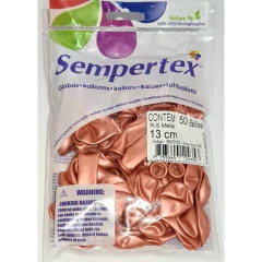 Balão Metal Rose Gold Sempertex R5" Alta qualidade 50 UNIDADES Balão Número 5" Polegadas BALÃO Metálico TOPPER DE BOLO B - comprar online
