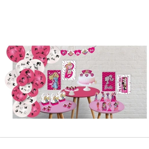 kit Festa Barbie Aniversário Barbie Decoração Completa