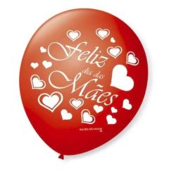 Balão Dia das Mães 25 UN. Balão Decorado Dia das Mães Comemoração Mães - comprar online