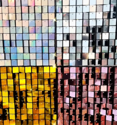 Painel de Festas Shimmer Wall Profissional 30x30cm 01 Unidade Painel Mágico - Festejando25