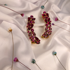 Brinco ear cuff pedraria festa BR0075