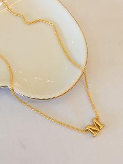 Colar diamantada inicial CL0103 - comprar online