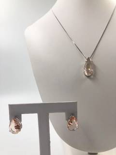 Conjunto gota prata CJ0023 na internet
