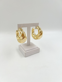Argola torcida G BR0194 - Ellegance bijoux