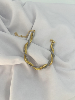 Pulseira malha dois banhos PL0026 - comprar online