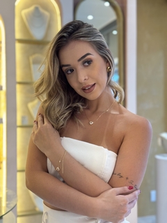 Colar coração zircônia CL0121 - loja online