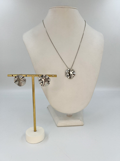 Conjunto medalha martelado CJ0031 - loja online