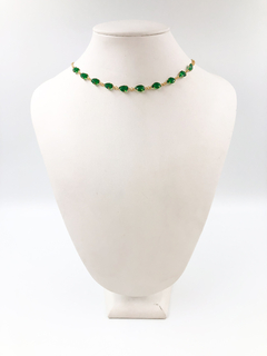 Chocker pedrinhas coloridas CH0015 - Ellegance bijoux