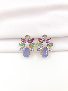 Brinco orquídia BR0095 - Ellegance bijoux