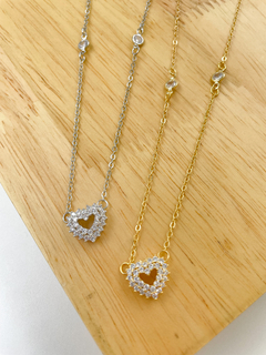 Colar coração zircônia CL0121 - comprar online