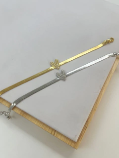 Pulseira fita coração PL0060