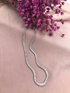 Choker baguete fina CH0022 - Ellegance bijoux