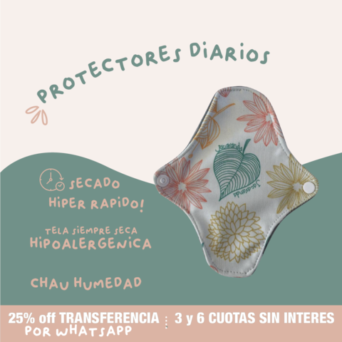 Protectores diarios - comprar online