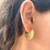 Brinco leque gold