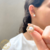 Brinco round cristal gold na internet