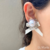 Brinco pérola tie silver - comprar online