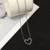 Colar twisted heart silver na internet