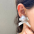 Brinco pérola tie silver - Ei, Maria - Brincos, Berloques, Joias e Acessórios