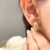 Brinco braid gold - loja online