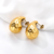 Brinco gota mold gold - loja online