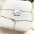 Colar borboleta madrepérola silver - loja online