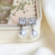 Brinco pérola cristais silver - loja online