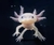 Axolote Blanco/Rosado 8cm - comprar online