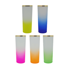 Long Drink Personalizado | Degradê com Borda Metalizada
