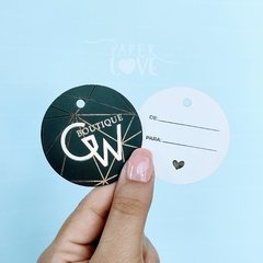 Tag Redonda 4x4 cm - comprar online