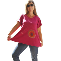 remeras evase pintadas a mano - comprar online